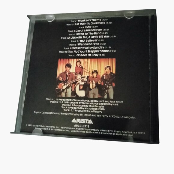 The Monkees Greatest Hits CD Album - Picture 5 of 6
